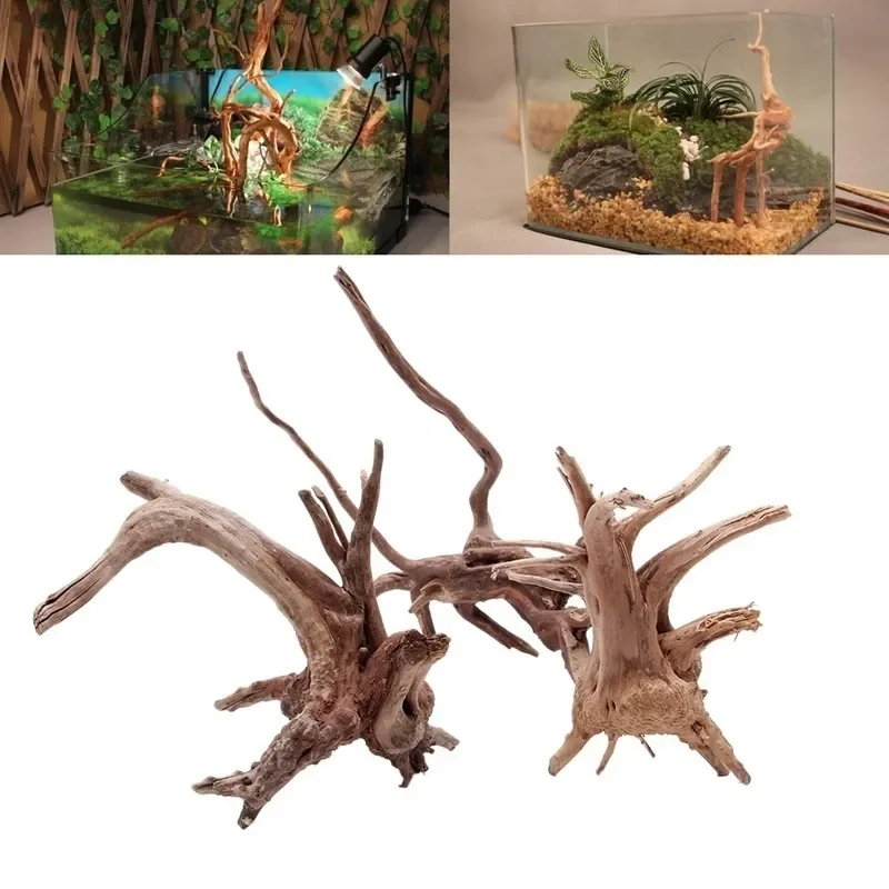 Aquarium Plant Roots - Tronc d'Arbre Naturel en Bois Flotté