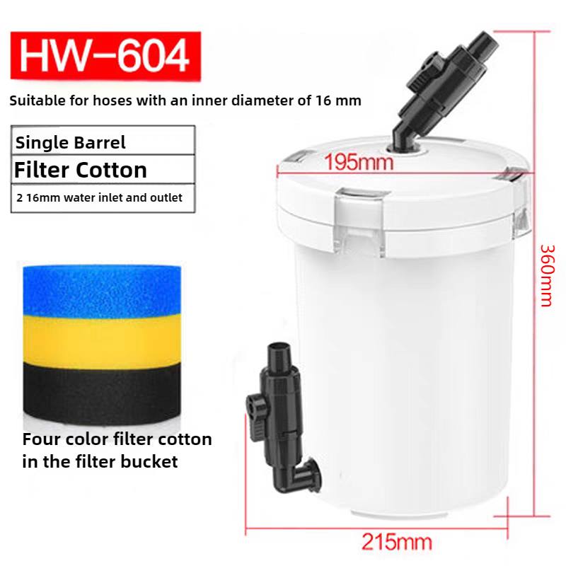 Aquarium Planted Filter - Filtre externe silencieux pour aquarium HW-604