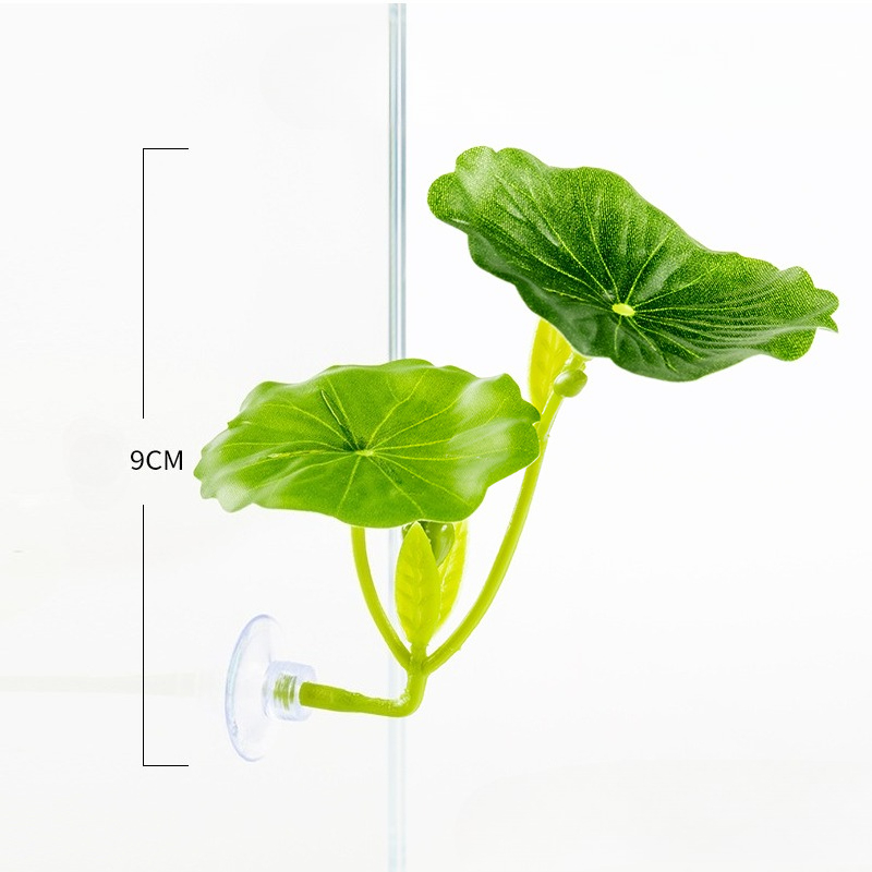Aquarium Plant Roots - Hamac artificiel en forme de feuille