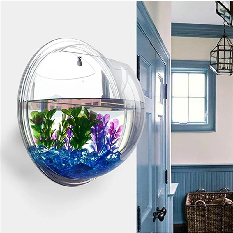 Planted Aquarium Mini - Radiateur mural suspendu en acrylique transparent,