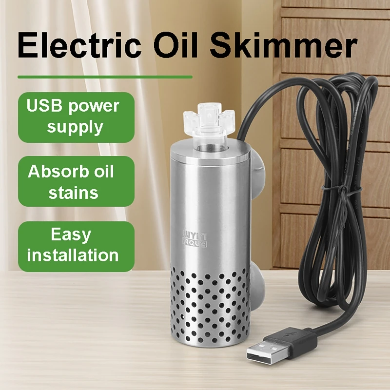 Aquarium Planted Filter - Filtre USB en acier inoxydable pour
