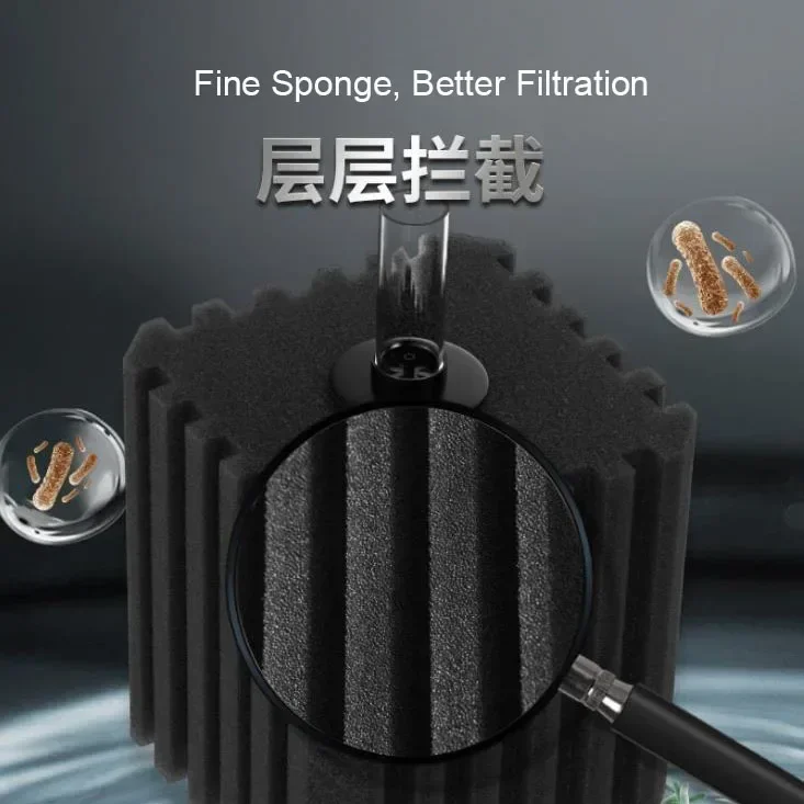 Nouveau grand filtre éponge Bi - Aquarium Planted Filter avis et prix