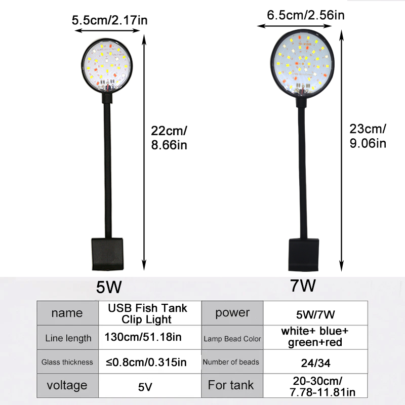 USB Aquarium lampe à LED Aquar - Planted Aquarium Mini avis et prix